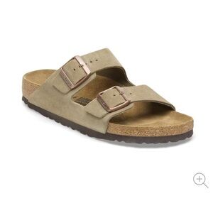 Birkenstock - Arizona Suede Leather Taupe